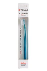 Зубна щітка Tello 6240 Ultra Soft White, d 0.10 mm, синя