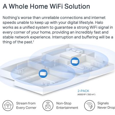 Точка доступа Wi-Fi Mercusys HALO-H70X-2-PACK | Зображення 5