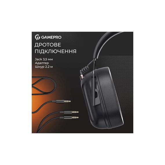 Навушники GamePro Genesis Hunter Black (HS1350B) | Зображення 8