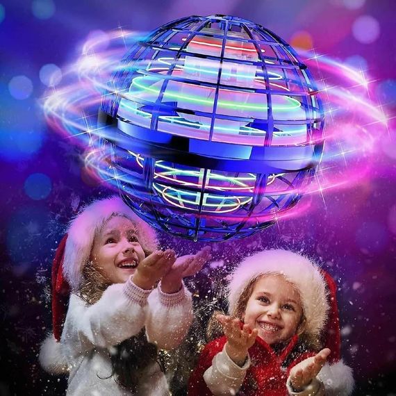 Светящийся шар бумеранг, Летающий шар спиннер светящийся, Летающий шар flynova, Летающий спиннер шар | Зображення 1