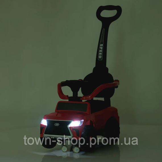 Каталка-толокар Bambi Racer M 4808EL-3 красный 2 в 1 | Зображення 9