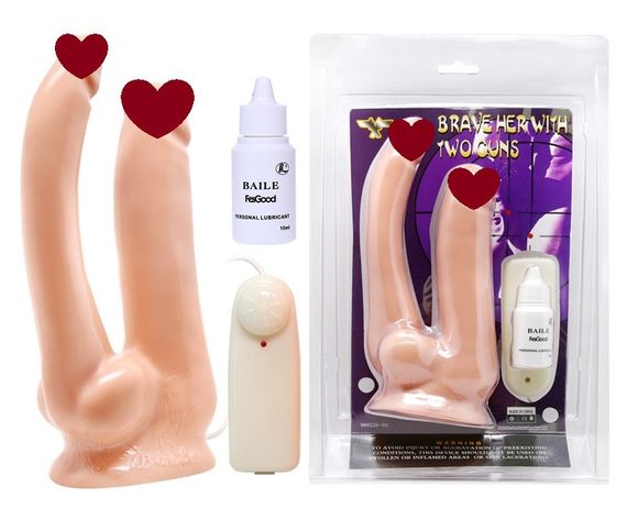 Вібратор вагінально-анальний BAILE - BRAVE HERWITH TWO CUNS, BW-008019Z sexstyle