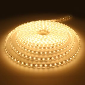 Светодиодная лента влагозащищенная теплый оттенок 220V 3.8W 5730 WW BROWN IP67 1m (BY-033/60)