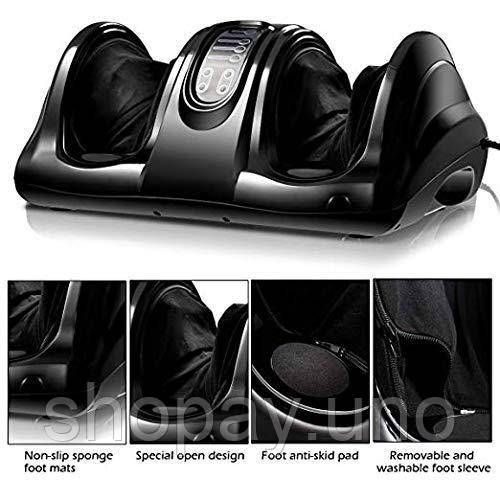 Универсальный электромассажер для ног и стоп Shiatsu Foot Massager роликовый | Зображення 3