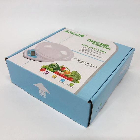 Ваги кухонні з чашею QZ-129A 5кг, електронні ваги для продуктів, ваги для зважування продуктів | Зображення 9