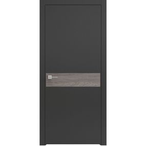 Двері міжкімнатні Rodos LOFT Berta GW INSIDE RAL 9001