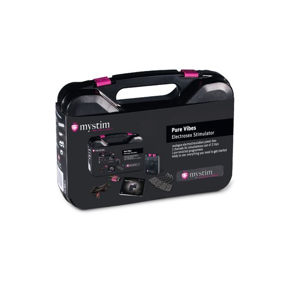 Електростимулятор Mystim Pure Vibes, 2 канали, 3 програми, механічні перемикачі | Зображення 1