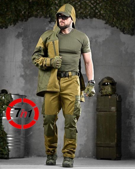 Тактичний костюм горка в наборі 6в1 ДЛ6449 | Зображення 1