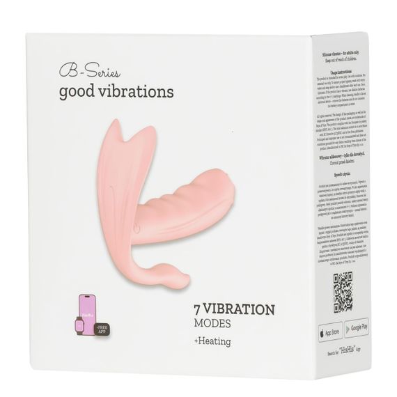 Силиконовый вибратор Silicone Panty vibration modes Heating + APP Sex Aura | Зображення 4