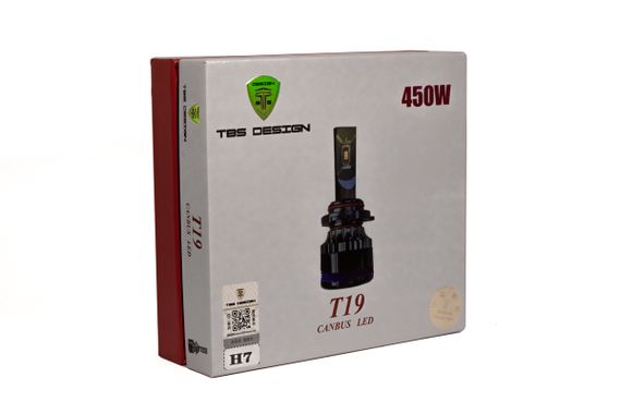 Комплект світлодіодних ламп TBS Design T19 H7 (PX26d) Canbus 45W 9-32V 6000K | Зображення 2