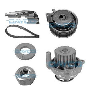 Ремень ГРМ компл. + помпа VW Audi A3/A4 / Skoda Octavia / Caddy 1.6 i 96-13, Dayco, KTBWP2530,