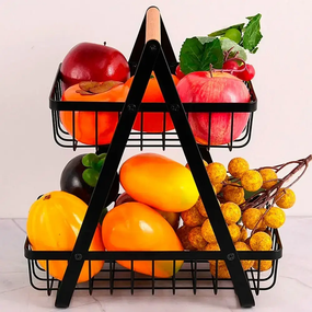 Корзина для фруктов два яруса, 32х30х18см КоVegetable