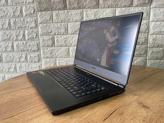 Ноутбук MSI GS 65 Stealth 15.6"FHD/IPS/144Hz/i7 8750H/16/SSD512/RTX2060-6Gb | Зображення 2