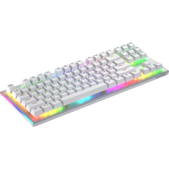 Клавіатура Hator Gravity X TKL Orange USB White (HTK551UA) | Зображення 2