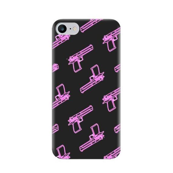 Чохол з унікальним дизайном для Iphone SE 2 2020 / Iphone SE 3 2022 / Iphone 8 / Iphone 7 З принтом «Рожеві пістолети»