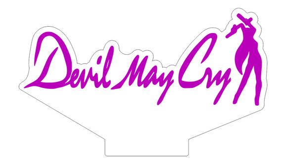 Акриловый светильник-ночник управление с телефона Devil May Cry 3 tty-n002003
