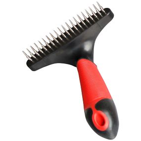 Грабли однорядные для длинношерстных пород Flamingo Undercoat Rake Single Row Short