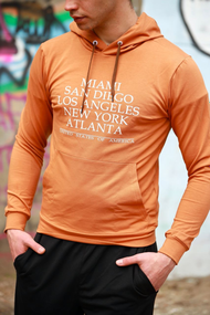 Худі Америка бежевий S XL