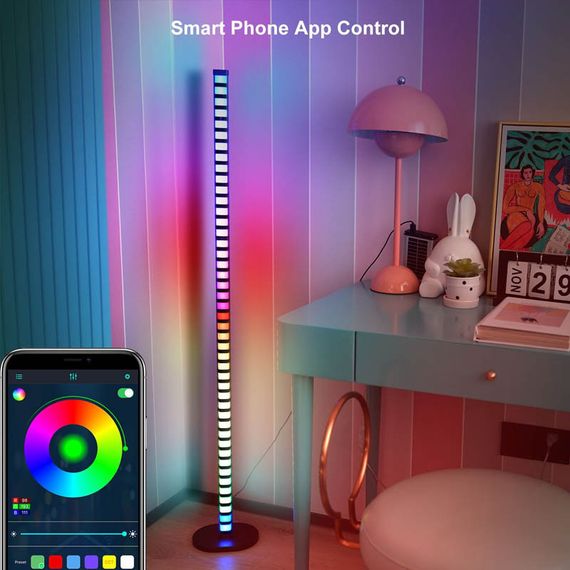 Уценка Напольная угловая LED лампа RGB Magic 2 Bluetooth USB with app | Зображення 1