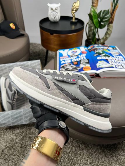 Мужские кроссовки R3eebok Classic Grey White, Вьетнам A4227 42 26.5 | Зображення 7