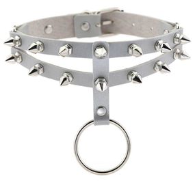 Чокер-нашийник SKN-AS22 GREY Sex Aura