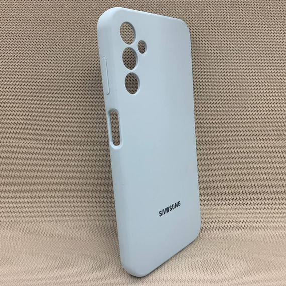 Чохол з логотипом для Samsung Galaxy A14 | Протиударний | Soft Touch | Блакитний