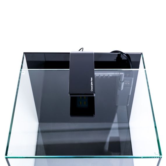 Акваріумний набір BlackCube 20 літрів, з чорною задньою стінкою, 27х27х27 см, скло 4 мм | Зображення 1