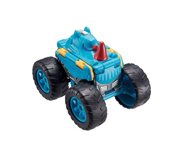 Машинка-трансформер Flip Cars 2 в 1 Монстр-трак Носорог (EU463875A-03) | Зображення 1