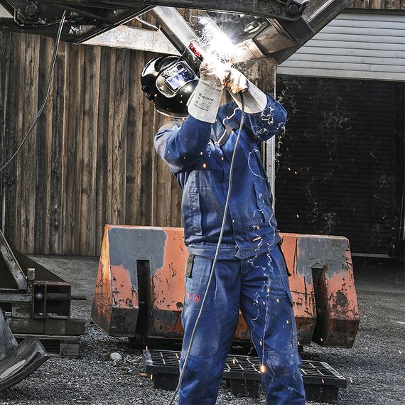 Штани для зварювальника MULTINORM, сині, розмір 54 | Зображення 4