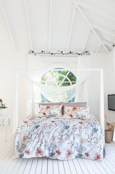 Постільна білизна з рушником Altinbasak Ranforse 200 х 220 см Rosalinda Sabre