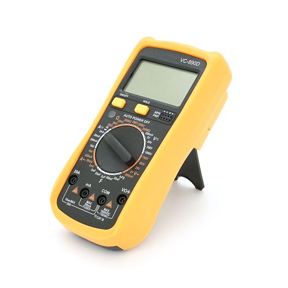 Мультиметр XTMAX VC890D, вимірювання: V, A, R, С, F, з ємнісним діодом | Зображення 2