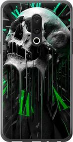 Чехол на Meizu 15 Череп-часы "4100u-1472-17620"
