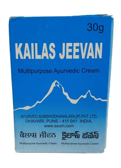 Kailas jeevan 30 g, кайлас дживан 30 г. Антисептическая, обезболивающая, противогрибковая мазь
