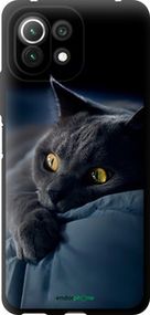 Чохол на Xiaomi Mi 11 Lite Димчастий кіт "825b-2281-2448"