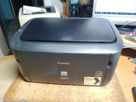 Принтер Б-класс Canon i-SENSYS LBP6020B / Лазерная монохромная печать / 600x600 dpi / A4 / 18 стр/мин / USB 2.0 б/у | Зображення 1