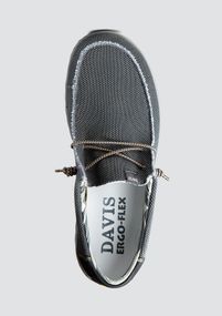 Текстильные мокасины серого цвета 40 размер 41