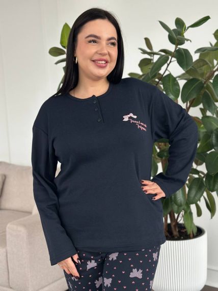 М’яка, затишна та ідеальна піжама PLUS SIZE | Зображення 6