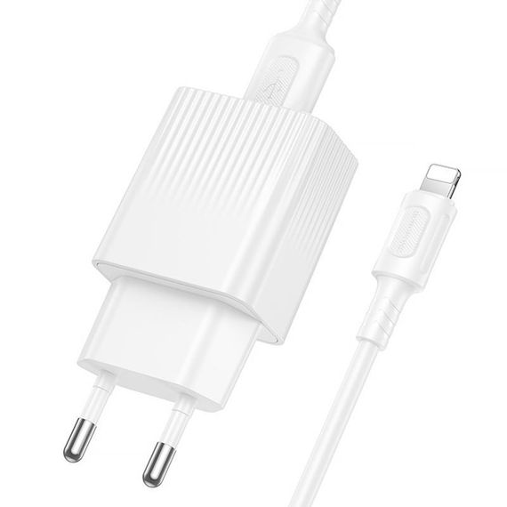 МЗП Borofone BAS71A Source 10.5W (1USB-A) + кабель USB to Lightning White | Зображення 2