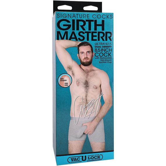 Фалоімітатор Doc Johnson Signature Cocks Girthmasterr 8.5 inch UltraSkyn (ушкодження на пакованні!!!) Sex Aura | Зображення 8