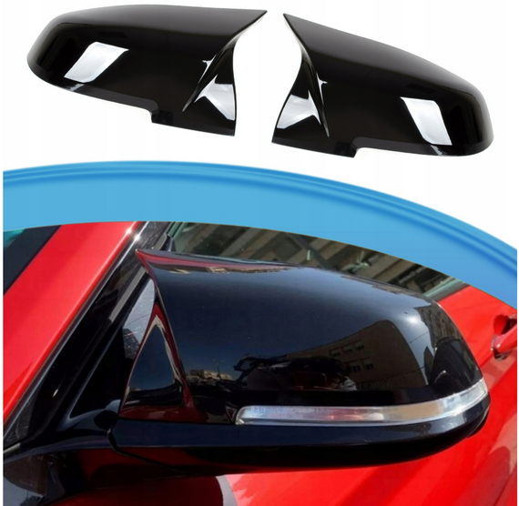 BMW 2 F22 F23 (от 2014-) левый + правый корпус зеркала черный глянец, БМВ | Зображення 2