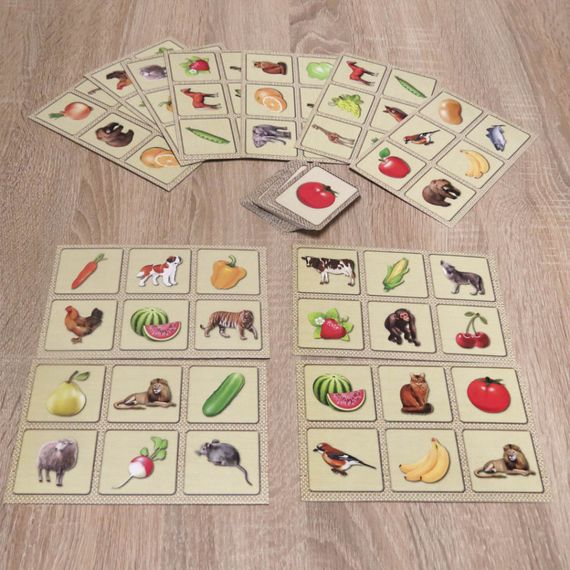 Навчальна настільна гра Лото "ENGLISH" 0796 ілюстрована | Зображення 1