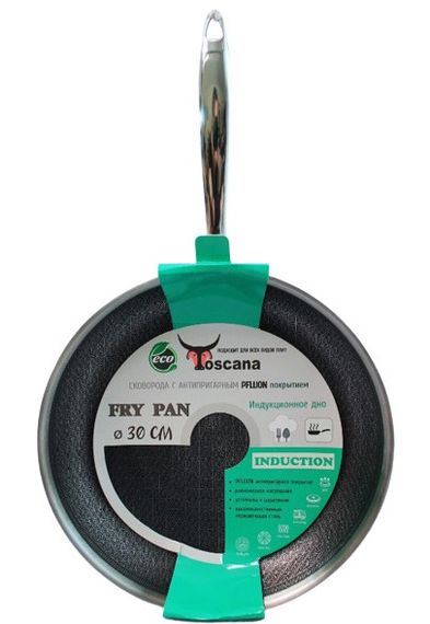Сковорода Toscana 9090-32 Fry Pan з антипригарним PFLUON покриттям 32 см | Зображення 3