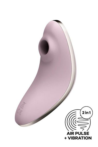 Вакуумний вібратор Satisfyer Vulva Lover 1 Рожевий, 11 режимів стимуляції, водонепроникний | Зображення 1