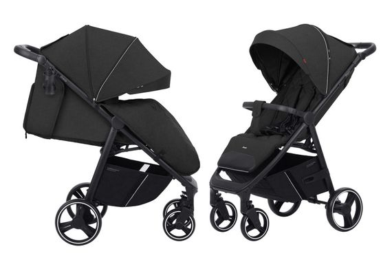 Коляска прогулянкова CRL-8512 "Bravo" Pure Black CARRELLO