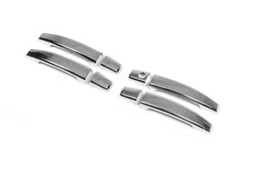 Накладки на ручки (нерж) 2 шт, OmsaLine - Італійська нержавіюча сталь для Opel Astra H 2004-2013рр.