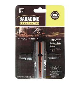 Колодки тормозные велосипедные   (ободные, V-brake)   (ABS-02V)   (BARADINE)   KL