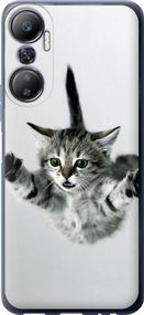 Чехол на Infinix Hot 20 Летящий котёнок "2322u-2966-17620"