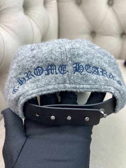 Кепка Chrome Hearts сіра кашемірова gu607 | Зображення 8