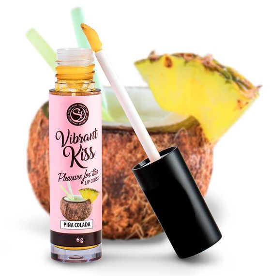 Блиск для губ з ефектом вібрації Secret Play - LIP GLOSS Vibrant Kiss Pina Colada, 6 грам Sex Aura | Зображення 1