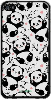 Чохол на iPhone 4 Панди "4318t-15-2448"
